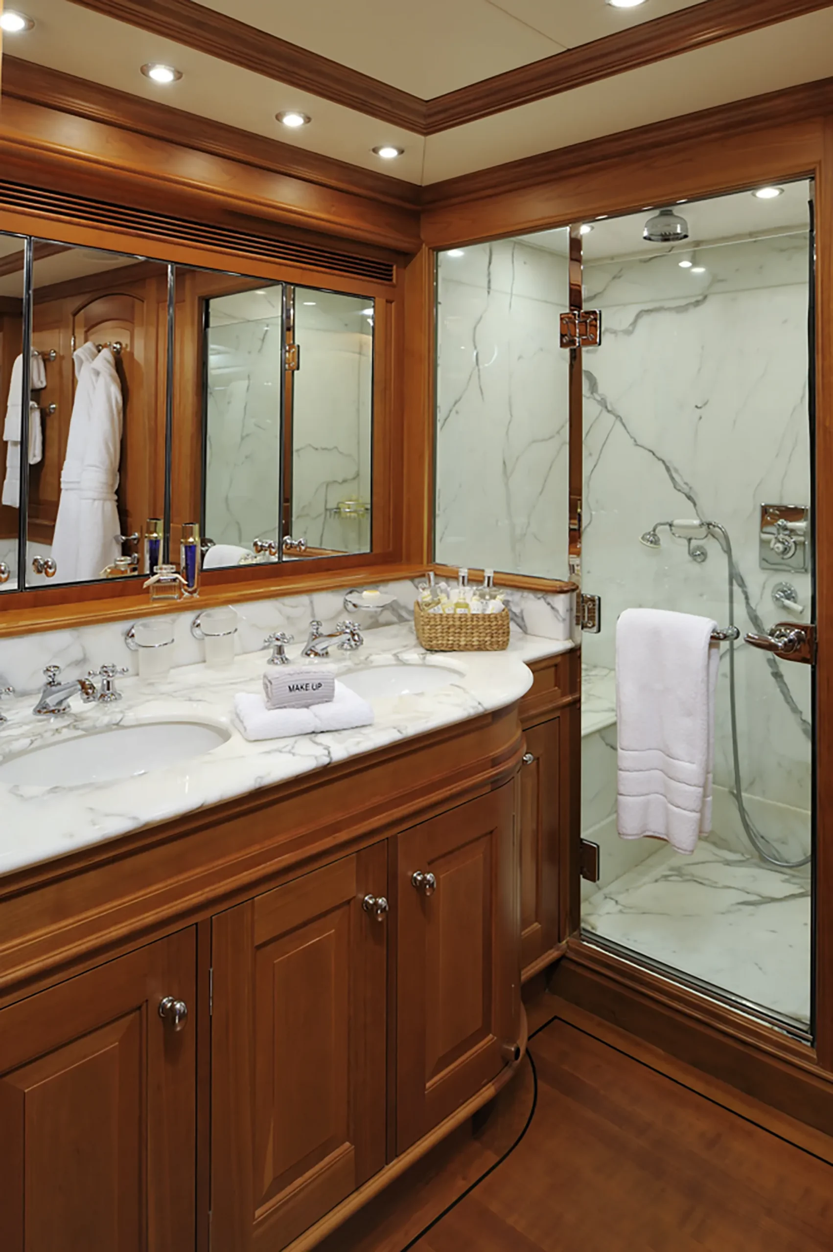 Marble bathroom