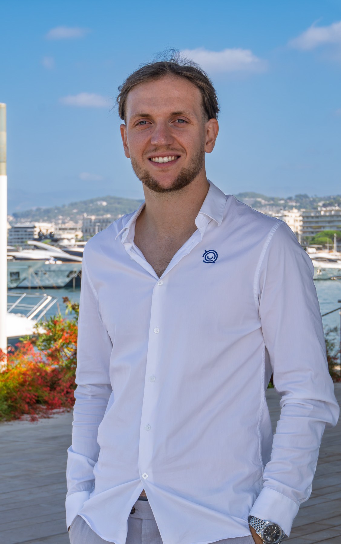Maxime Delattre, Atalante broker, at Port Canto