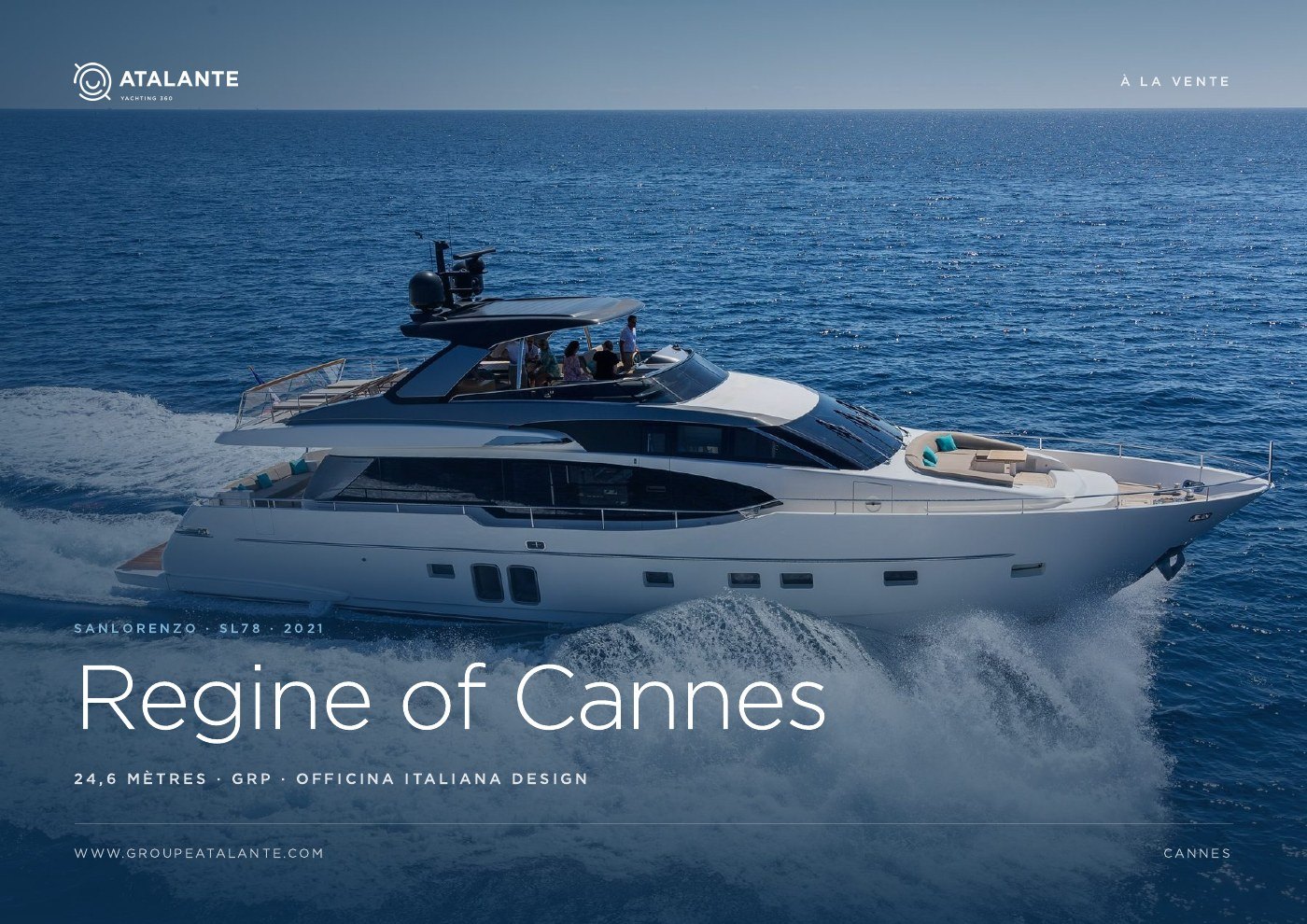 Cover of the Régine of Cannes sales brochure