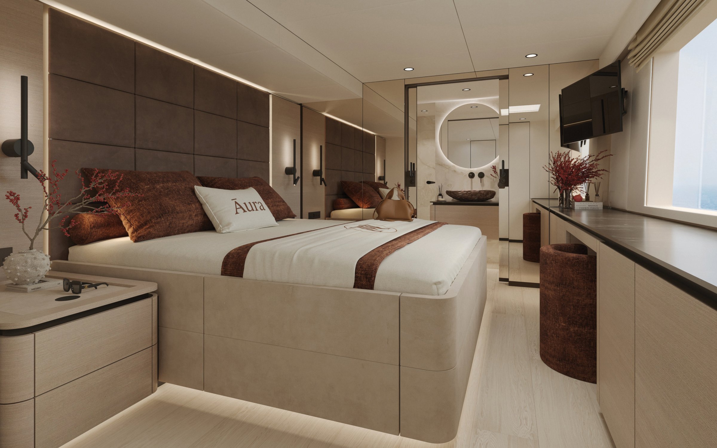 Enlarge : Master cabin · Rendering