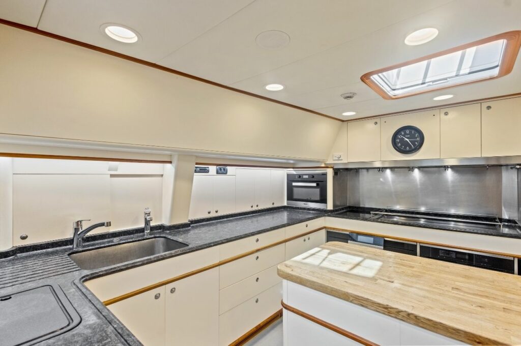 Drumbeat-Sailing-Yacht-Galley-Luxury-Charter